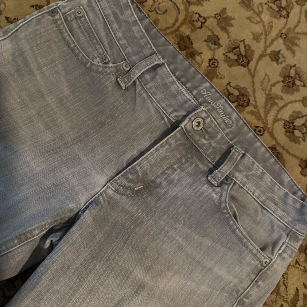 Ann Taylor Modern Fit Gray Jeans